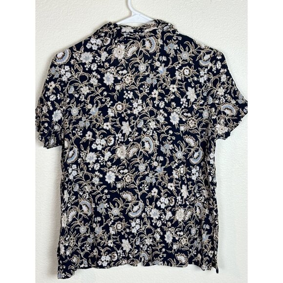 Jaclyn Smith Women's Blouse Color Floral  Size Large Sku 2449 - Picture 10 of 15